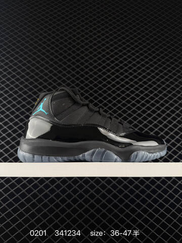 Jordan Air Jordan 11 Retro Black Gamma Blue EU 36-47 Basketball Shoe - Unisex (BS-79733)