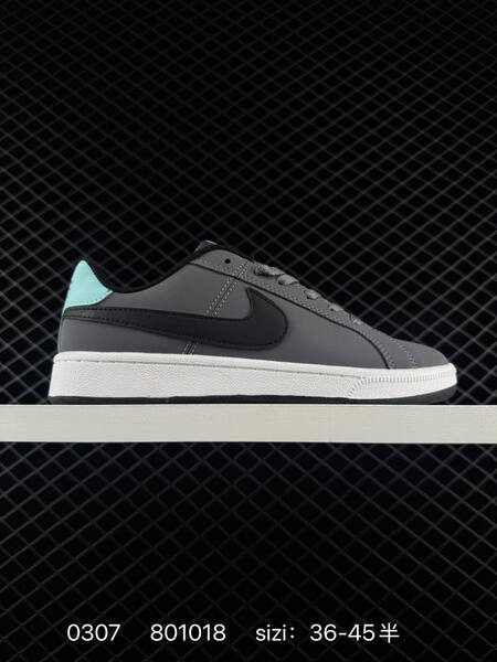 Nike Court Royale GS black white grey black with teal heel 36-45 5 casual black white white white grey black lifestyle
