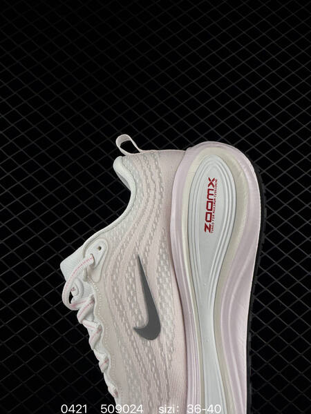 Nike Air Zoom Vomero PLUS White with light pink accents pink outsole black outsole edges EU 36-40 running lifestyle