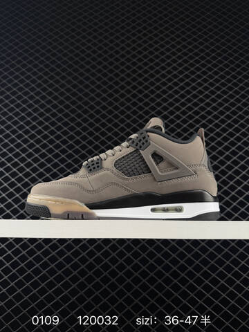 Jordan Air Jordan 4 Retro OG Taupe Black White EU 36-47 Basketball Shoe - Unisex (BS-79865)