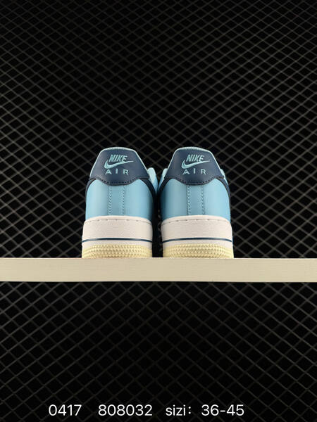 Nike Air Force 1 07 Light blue pale cream navy blue white EU 36-45 lifestyle