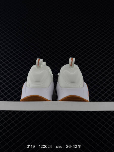 Nike Free Metcon 6 white cream with orange-gum accents 36-42 5 training lifestyle