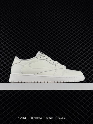 Jordan Travis Scott x Air Jordan 1 Low Off White Light Grey EU 36-47 Sneaker - Unisex (BS-80114)