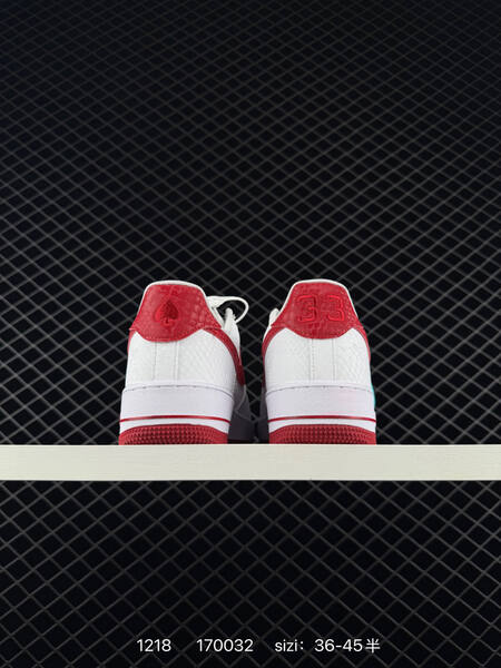 Nike Air Force 1 Low White Red EU 36-45 5 lifestyle
