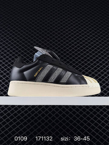 Adidas Originals Superstar Black White Superstar Foru Lifestyle (BS-76778)