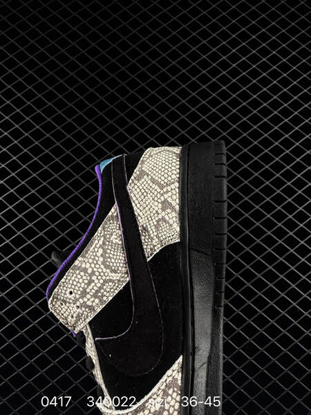 Nike SB Dunk Low Pro Black Grey Snakeskin Purple Blue EU 36-45 skate lifestyle