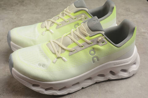 On Cloudtilt Neon Lime White Gray Running Shoe Running Sneakers (BS-59460)