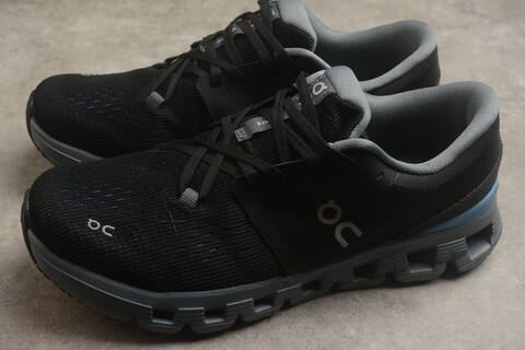 On Cloud X 4 3ME30041446 Black Chambray Blue Gray US 7 EU 40 UK 6 5 JP 25 Running Shoe Running Sneakers - Men's (BS-59783)