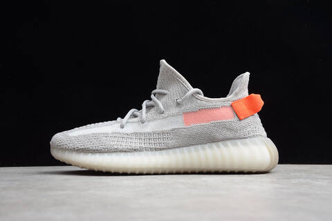 Yeezy 350 V2 Light Grey Orange Off White Sneaker (BS-87527)