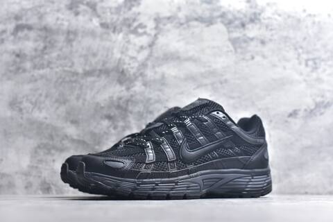 Nike P-6000 Black Dark Grey Running Shoe (BS-59655)