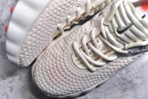 Nike Mind 002 Flyknit Off White Bright Orange Silver Sneaker (BS-59802)