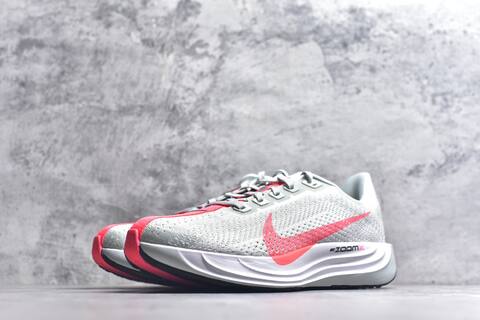 Nike REACTX PEGASUS Plus Grey Bright Pink White Black Running Shoe (BS-59551)