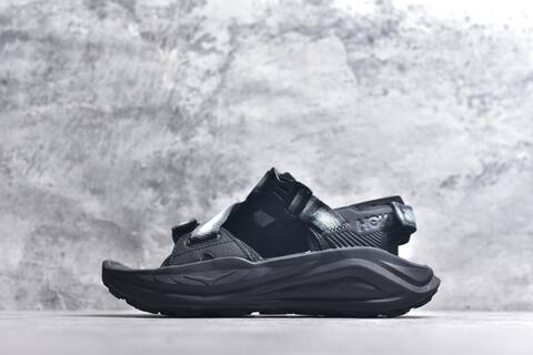 HOKA ONE ONE 1162570 BBLC Black Grey Sandal Casual Sneakers (BS-59644)