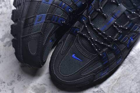 Nike P-6000 Black Royal Blue Running Shoe (BS-59666)