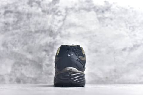 Nike P-6000 Black Olive Silver Brown Running Shoe (BS-59658)