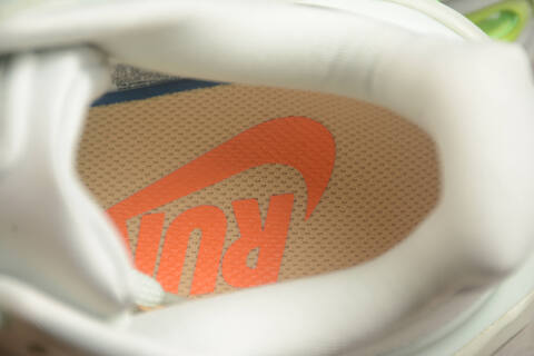 Nike Vomero Premium White Beige Orange Neon Green Running Shoe (BS-59712)