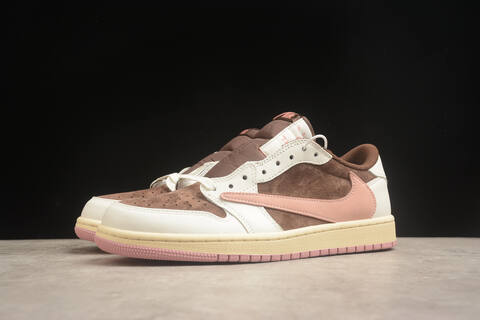 Travis Scott x Air Jordan 1 Low OG DZ4137 206 Lifestyle (BS-59619)