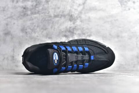 Nike Air Max 95 Black Royal Blue Silver Sneaker (BS-59624)