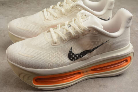 Nike Vomero Premium White Orange Blue Running Shoe (BS-59727)