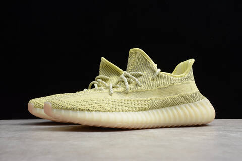 Yeezy 350 V2 FV3255 Pale Yellow Grey Cream Pink Sneaker (BS-87537)
