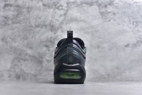 Nike Air Max 97 Black Metallic Green Volt Sneaker (BS-59632)