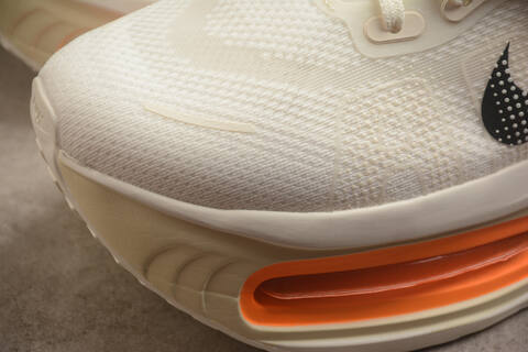 Nike Vomero Premium White Orange Blue Running Shoe (BS-59727)