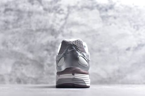 Nike P-6000 White Silver Mauve Running Shoe (BS-59648)