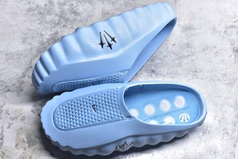 Nike NOCTA x Nike Mind 001 Slides Light Blue Silver White (BS-59699)