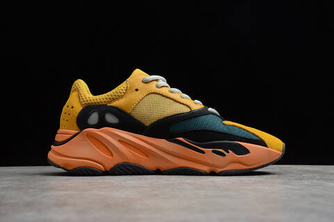 Yeezy BOOST 700 Yellow Orange Black Teal Grey Sneaker (BS-87557)