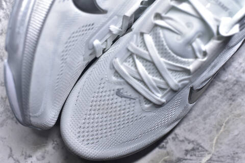 Nike Pegasus 42 IB1881-102 White Metallic Silver Grey Running Shoe - Men's (BS-59422)
