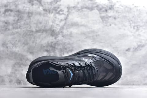 HOKA ONE ONE Stinson 7 Black Blue Running Shoe Running Sneakers (BS-59793)