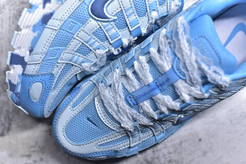 Nike P-6000 Light Blue White Dark Blue Running Shoe (BS-59657)