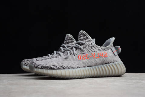 Yeezy 350 V2 AH2203 Grey Dark Grey Orange Sneaker (BS-87529)