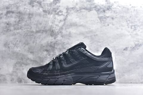 Nike P-6000 Black Dark Grey Running Shoe (BS-59655)