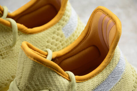 Yeezy 350 V2 FX9034 Light Yellow Orange Grey Sneaker (BS-87524)