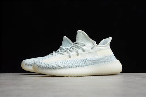 Yeezy Boost 350 V2 FW5317 Cloud White Light Blue Off White Sneaker (BS-87521)