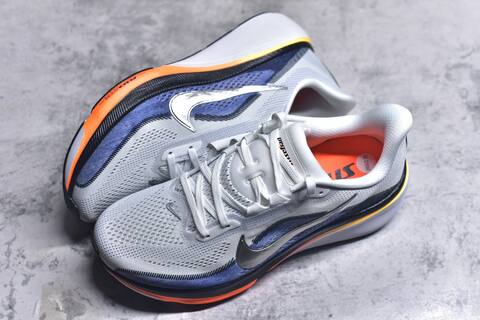 Nike Pegasus 42 White Blue Silver Orange Black Running Shoe - Men's (BS-59421)