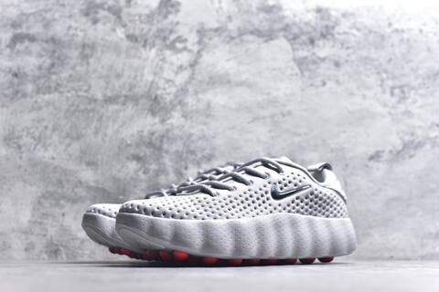 Nike Mind 002 Flyknit Cool Grey Metallic Silver Bright Crimson Training Shoe (BS-59797)