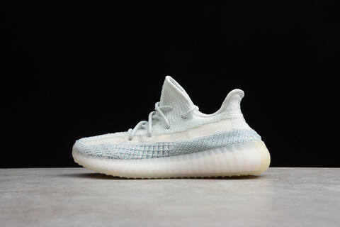 Yeezy 350 V2 White Light Blue Off White Sneaker (BS-87535)