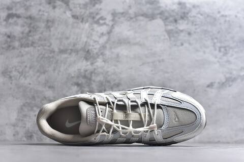 Nike P-6000 Light Grey White Beige Running Shoe (BS-59660)
