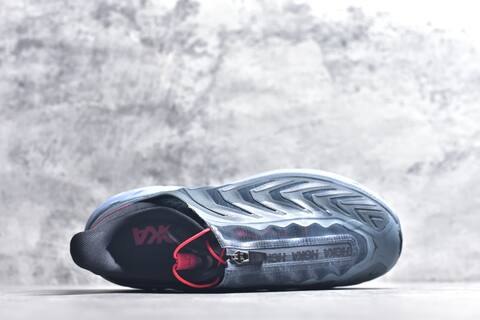 HOKA ONE ONE Project Clifton Dark Grey Light Blue Black Red Running Shoe Running Sneakers (BS-59540)