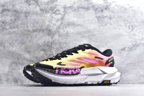 HOKA Mafate X Pink Orange Yellow Black White Trail Shoe Trail Running Sneakers (BS-59418)