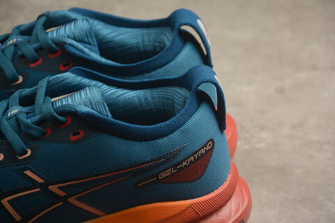 ASICS GEL-KAYANO 31 PLATINUM 1011B867-402 Blue Orange Cream Black US 8 5 EUR 42 UK 7 5 CM 26 5 CN 265 Running Shoe Running Sneakers - Men's (BS-59575)