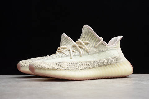 Yeezy 350 V2 FW5318 Beige Grey Light Pink Cream Sneaker (BS-87533)