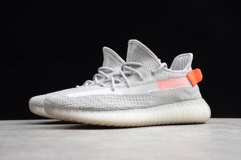 Yeezy 350 V2 Light Grey Orange Off White Sneaker (BS-87527)