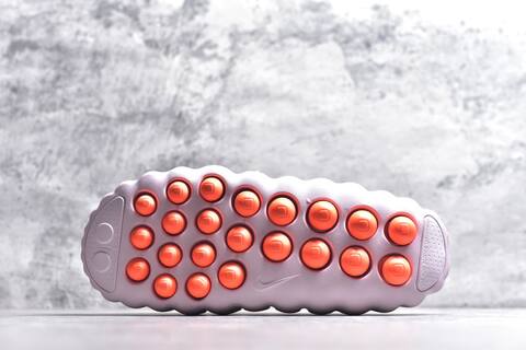 Nike Mind Science Department Slide Light Pink White Bright Orange Slides (BS-59829)