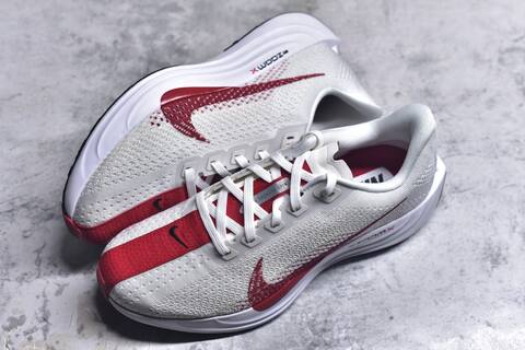 Nike REACTX PEGASUS Plus White Red Black Running Shoe (BS-59557)