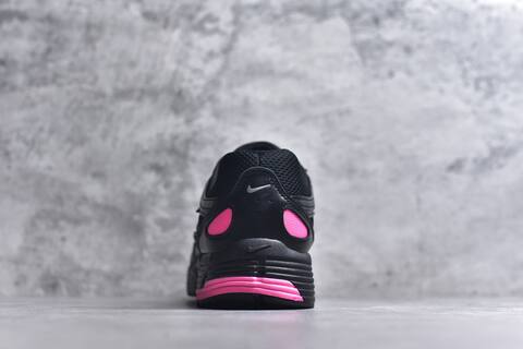 Nike P-6000 Black Pink Silver Running Shoe (BS-59667)