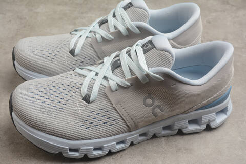 On Running Cloud X 4 3ME30073278 Silver Chambray White US 7 EU 40 UK 6 5 JP 25 Running Shoe Running Sneakers - Men's (BS-59777)