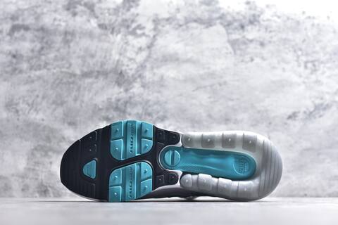 Nike Air Max 270 Premium IO9883-103 White Black Blue Grey Running Shoe (BS-59821)